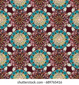 Abstract color seamless pattern for new background.