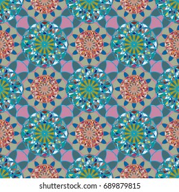 Abstract color seamless pattern for new background.