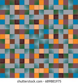 Abstract color seamless pattern for new background.