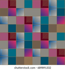 Abstract color seamless pattern for new background.