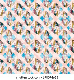 Abstract color seamless pattern for new background.