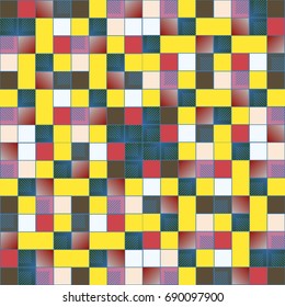 Abstract color seamless pattern for new background.