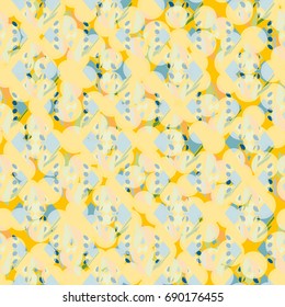 Abstract color seamless pattern for new background.