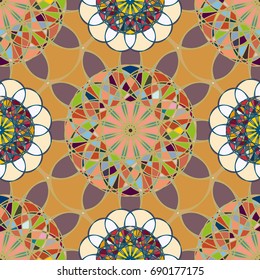 Abstract color seamless pattern for new background.