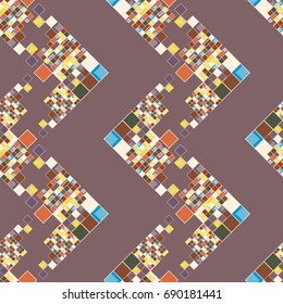 Abstract color seamless pattern for new background.