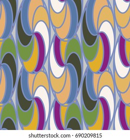 Abstract color seamless pattern for new background.