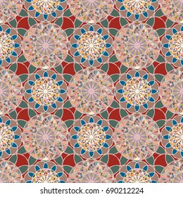 Abstract color seamless pattern for new background.