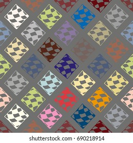 Abstract color seamless pattern for new background.