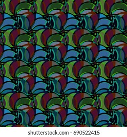 Abstract color seamless pattern for new background.