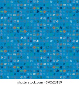 Abstract color seamless pattern for new background.