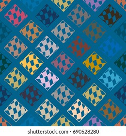 Abstract color seamless pattern for new background.