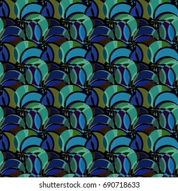 Abstract color seamless pattern for new background.