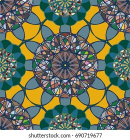 Abstract color seamless pattern for new background.