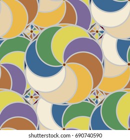 Abstract color seamless pattern for new background.