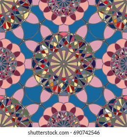 Abstract color seamless pattern for new background.