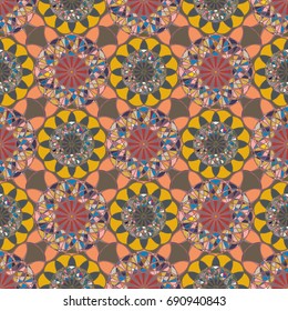 Abstract color seamless pattern for new background.