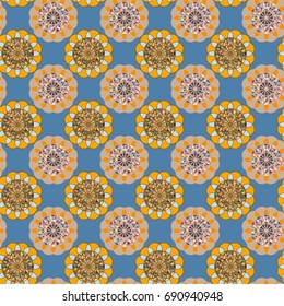 Abstract color seamless pattern for new background.