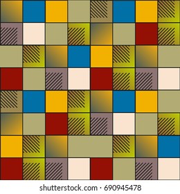 Abstract color seamless pattern for new background.