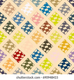 Abstract color seamless pattern for new background.