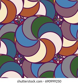 Abstract color seamless pattern for new background.