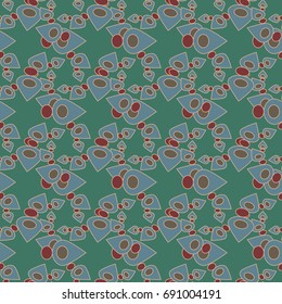 Abstract color seamless pattern for new background.