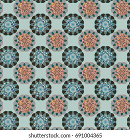 Abstract color seamless pattern for new background.