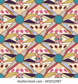 Abstract color seamless pattern for new background.