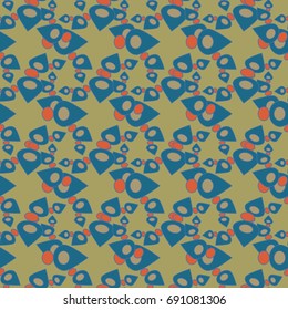 Abstract color seamless pattern for new background.