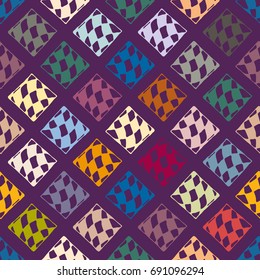 Abstract color seamless pattern for new background.