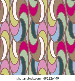 Abstract color seamless pattern for new background.
