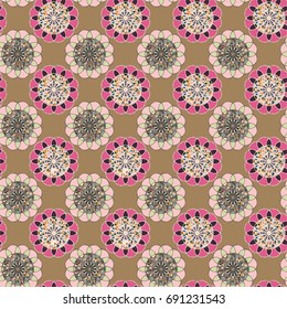 Abstract color seamless pattern for new background.