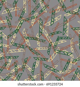 Abstract color seamless pattern for new background.