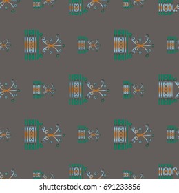 Abstract color seamless pattern for new background.