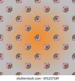Abstract color seamless pattern for new background.