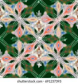 Abstract color seamless pattern for new background.