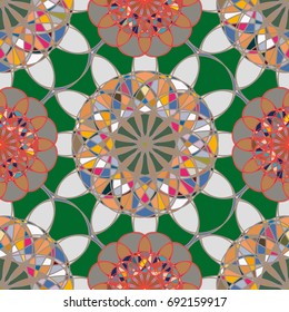 Abstract color seamless pattern for new background.