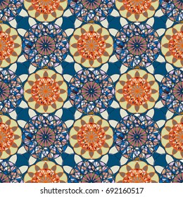 Abstract color seamless pattern for new background.