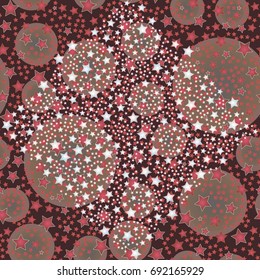 Abstract color seamless pattern for new background.
