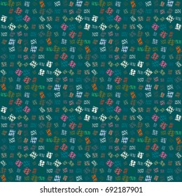 Abstract color seamless pattern for new background.