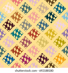 Abstract color seamless pattern for new background.