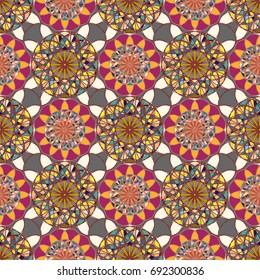 Abstract color seamless pattern for new background.