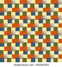 Abstract color seamless pattern for new background.