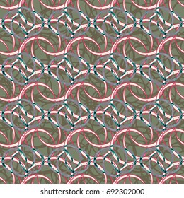 Abstract color seamless pattern for new background.