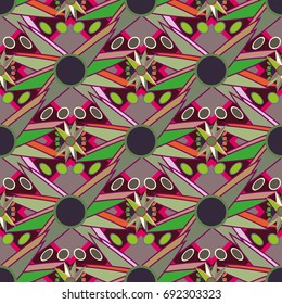 Abstract color seamless pattern for new background.