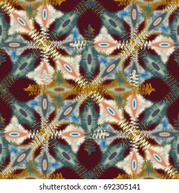Abstract color seamless pattern for new background.
