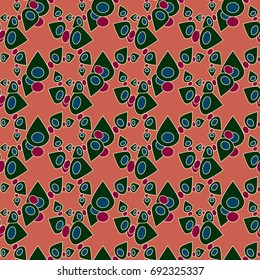 Abstract color seamless pattern for new background.