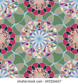 Abstract color seamless pattern for new background.