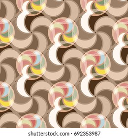 Abstract color seamless pattern for new background.