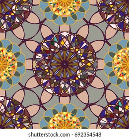 Abstract color seamless pattern for new background.