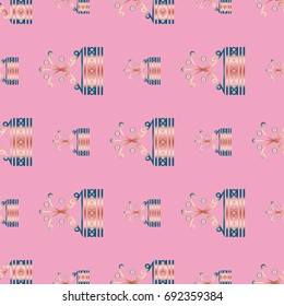 Abstract color seamless pattern for new background.